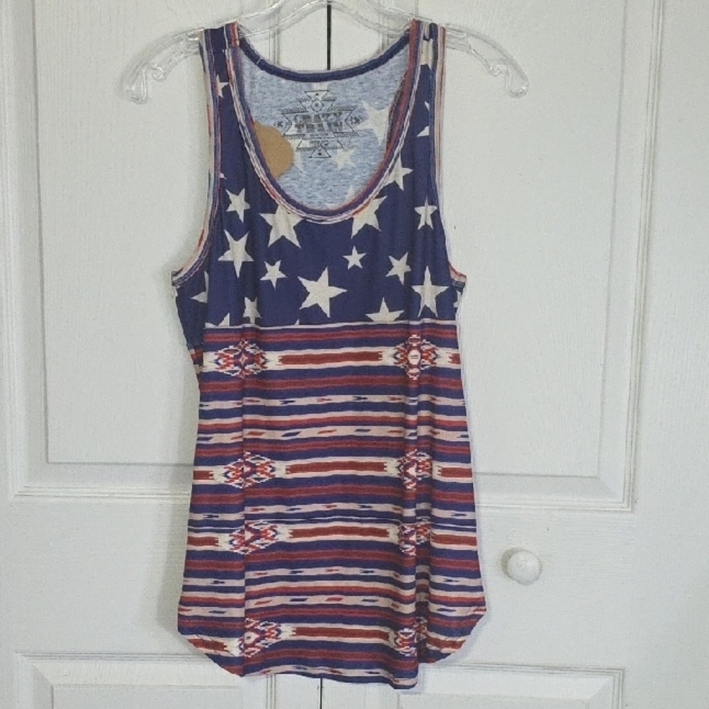 Crazy Train Stars And Stripes Tank Top